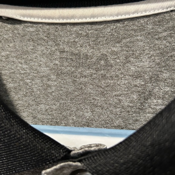 Fila Black/Heather Gray Athletic Polo - Picture 6 of 11